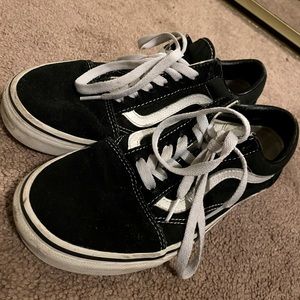 black vans size 7